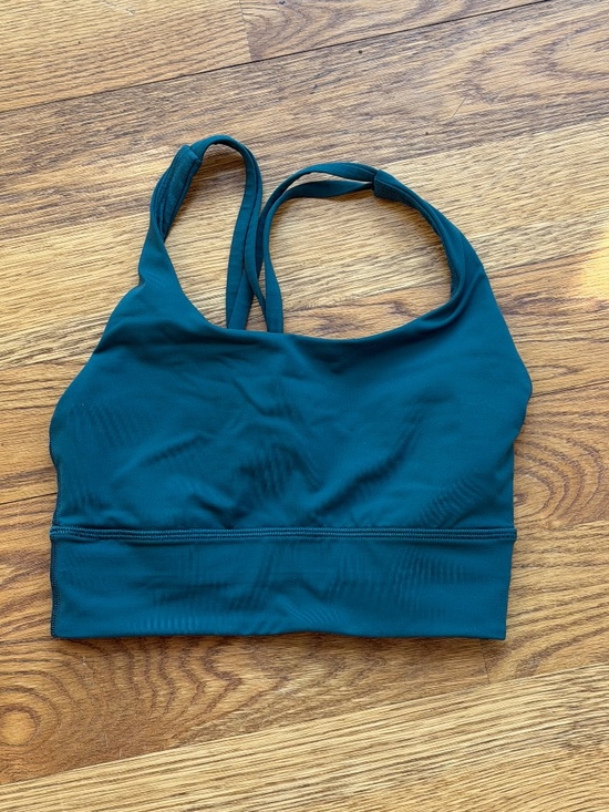lululemon athletica Other - Lululemon Energy Longline Sports Bra Size 2 Color: teal/green Yoga Pilates